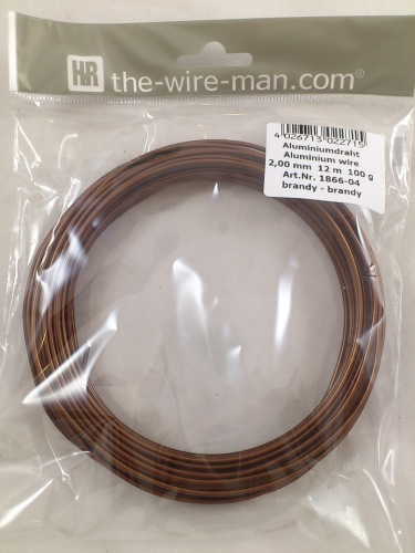 Aluminium wire brandy 2mmx12m